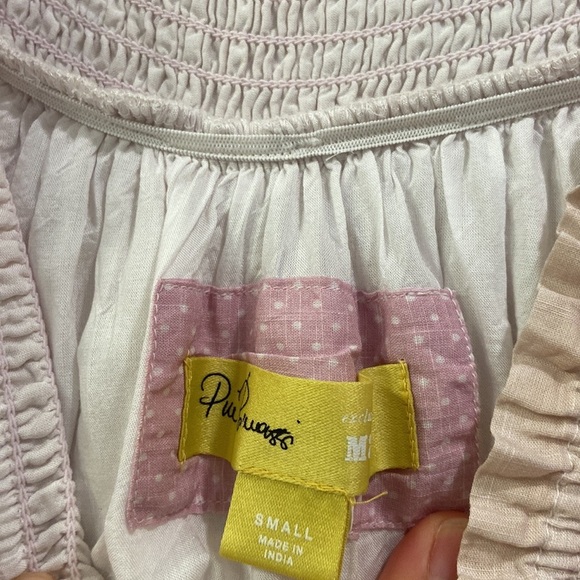 Anthropologie Pia Binazzi x Maeve Tiered Off Shoulder Maxi Dress - Picture 8 of 13